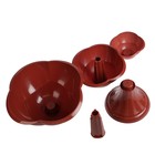 Клумба пластиковая, 3 яруса, d=27–40–55 см, высота бортика 90 см, коричневая, «Водопад» - Фото 3