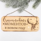 Табличка декоративная на спиле «Счастливых моментов» - Фото 1