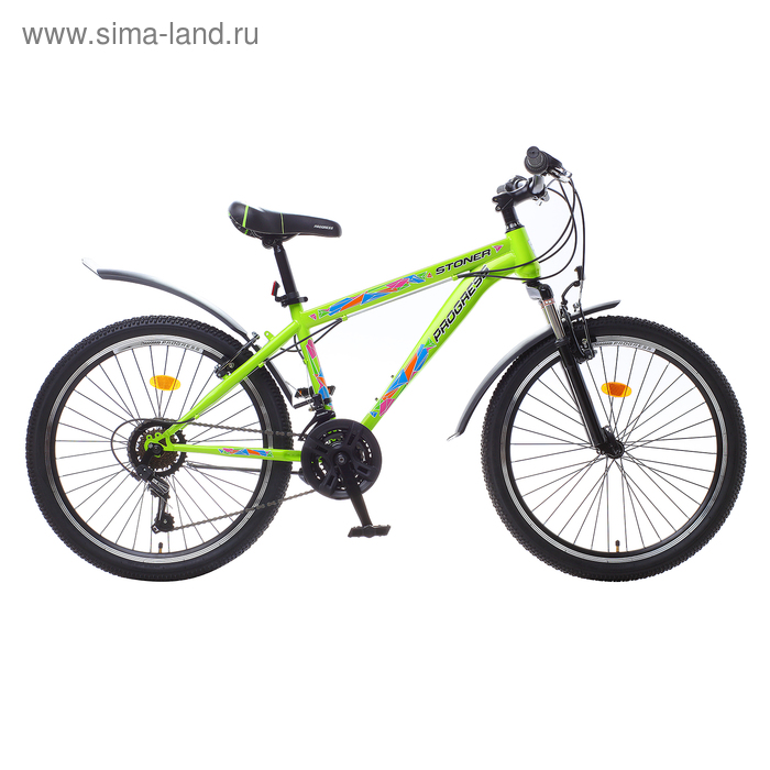 Велосипед 24" Progress модель Stoner RUS, 2017, цвет зеленый, размер 15" - Фото 1
