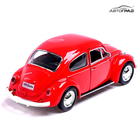 Машина металлическая VOLKSWAGEN BEETLE 1967, 1:32, открываются двери, инерция, цвет красный - Фото 5