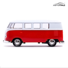 Машина металлическая VOLKSWAGEN TRANSPORTER T1, 1:32, открываются двери, инерция, цвет красный - Фото 5