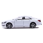 Машина металлическая MERCEDES-BENZ CLS63 AMG, 1:32, инерция, цвет белый - Фото 2