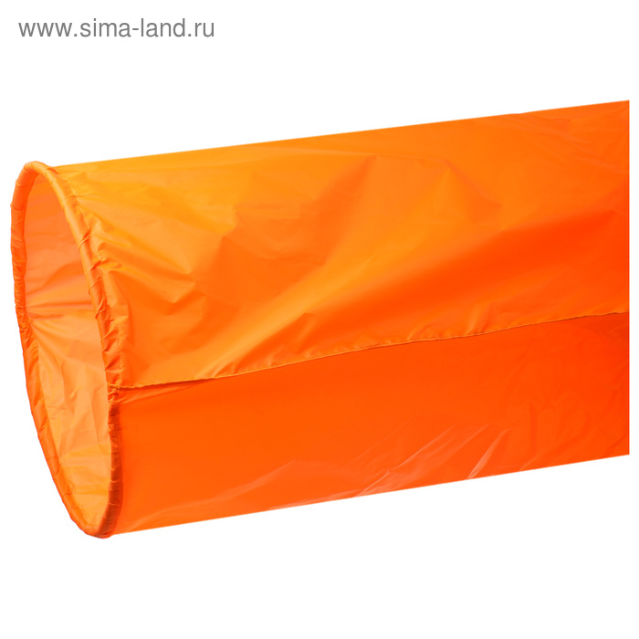 Тоннель для эстафет, длина 335 см, 1 кольцо диаметром 76 см, цвет оранжевый - Фото 1