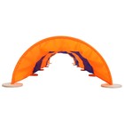 Тоннель для подлезания, длина 3,5 м, h=40 см, цвет синий/оранжевый - фото 8397079