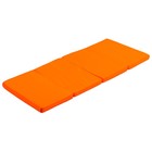 Мат ONLYTOP, 120х50х4 см, 3 сложения, цвет оранжевый - Фото 3