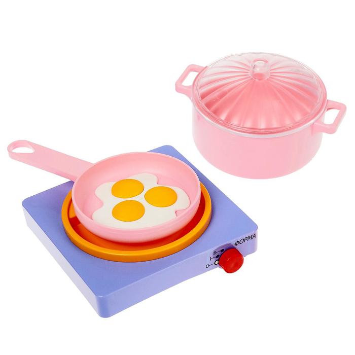 Набор посуды с плитой «Летний. Для любимой дочки», МИКС - Фото 1