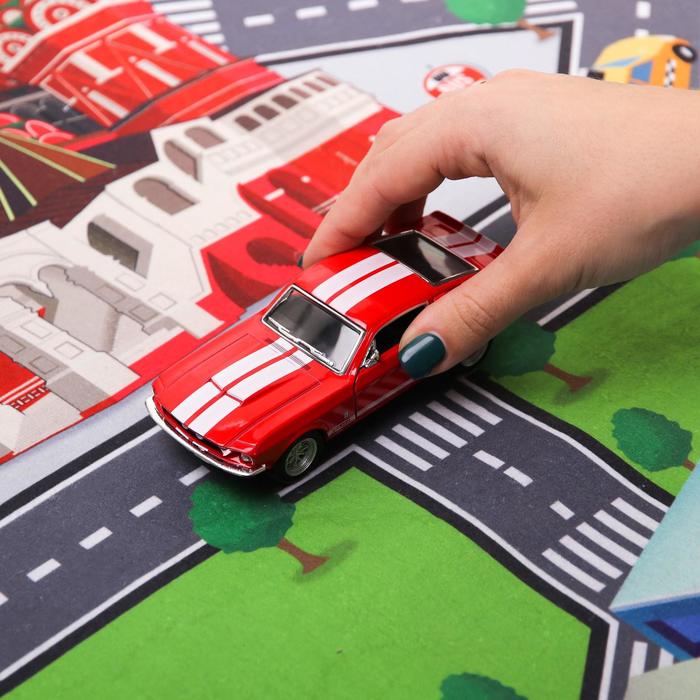 Коврик развивающий игровой «Дороги», складной, 200х160 см 43629