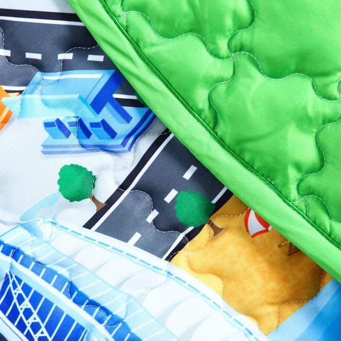 Коврик развивающий, игровой «Дороги», стёганый, d = 142 см 43631