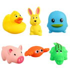 Набор резиновых игрушек для ванны «Малыши», с пищалкой, 6 шт, цвет МИКС, Крошка Я - Фото 6
