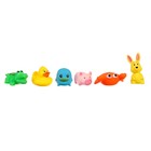 Набор резиновых игрушек для ванны «Малыши», с пищалкой, 6 шт, цвет МИКС, Крошка Я - Фото 8