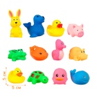 Резиновые игрушки для ванны Крошка Я «Малыши», с пищалкой, в наборе 12 шт. - Фото 2