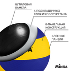 Мяч волейбольный MINSA, PU, клееный, 8 панелей, р. 5 - фото 8218043