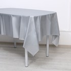 Скатерть на стол «Праздничный стол», 137×183 см, цвет серебряный - Фото 1