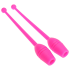 Булавы гимнастические 35 см (набор 2 шт), цвета МИКС - Фото 12