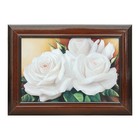 Картина "Белые розы" 27*37 см - Фото 1