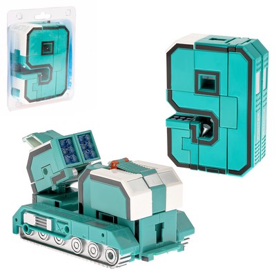 Робот "Робоцифра 9", трансформируется