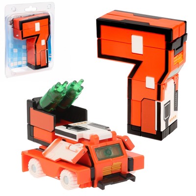 Робот "Робоцифра 7", трансформируется