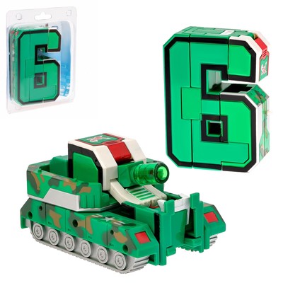 Робот "Робоцифра 6", трансформируется