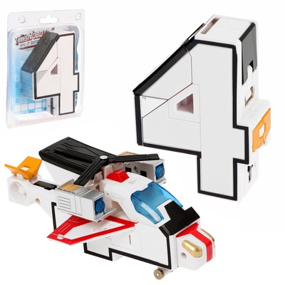 Робот "Робоцифра 4", трансформируется