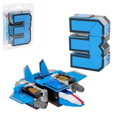 Робот "Робоцифра 3", трансформируется