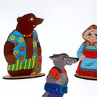 Кукольный театр сказки на столе «Колобок», высота кукол 4-12 см, фигурки односторонние, толщиной: 3 мм - фото 8397349