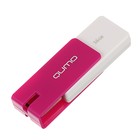 Флешка Qumo Click, 16 Гб, USB2.0, чт до 25 Мб/с, зап до 15 Мб/с, розовая - Фото 1