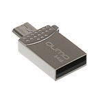 УЦЕНКА Флешка Qumo Tropic, 64 Гб, USB2.0, чт до 25 Мб/с, зап до 15 Мб/с, черная - Фото 3