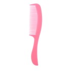 Расчёска детская + массажная щётка для волос «Самая красивая», от 0 мес., цвет розовый - Фото 5