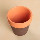 Горшок для цветов «Трапеция» керамический, 200 мл, 7×6.5 см, терракот - Фото 6