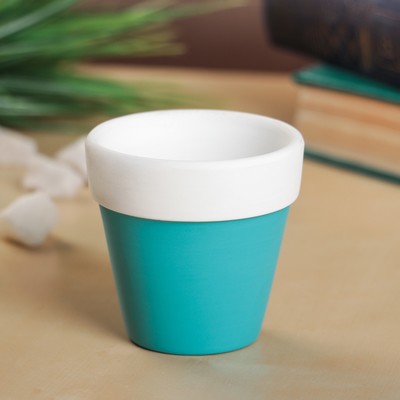 Горшок для цветов «Трапеция», 7×6.5 см, МИКС