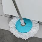 Швабра с отжимом и ведро с металлической центрифугой, 16 л, запасная насадка, цвет МИКС - Фото 11