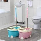 Швабра с отжимом и ведро с металлической центрифугой, 16 л, запасная насадка, цвет МИКС - Фото 12