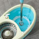 Швабра с отжимом и ведро с металлической центрифугой, 16 л, запасная насадка, цвет МИКС - Фото 7