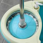 Швабра с отжимом и ведро с металлической центрифугой, 16 л, запасная насадка, цвет МИКС - Фото 8