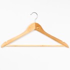 Плечики для одежды с перекладиной Доляна, размер 42, сорт С, цвет светлое дерево - Фото 1