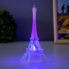 Ночник "Эйфелева башня" LED RGB 3хLR1130 7х7х18 см - Фото 4