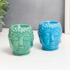 Аромалампа для эфирных масел «Будда», керамика, 8×7.2×7.2 см, МИКС - Фото 2