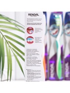 Зубная щётка Rendall Exceed, средней жёсткости, микс, 1 шт. - Фото 6