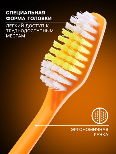 Зубная щётка Rendall One, средней жёсткости, микс, 1 шт.
