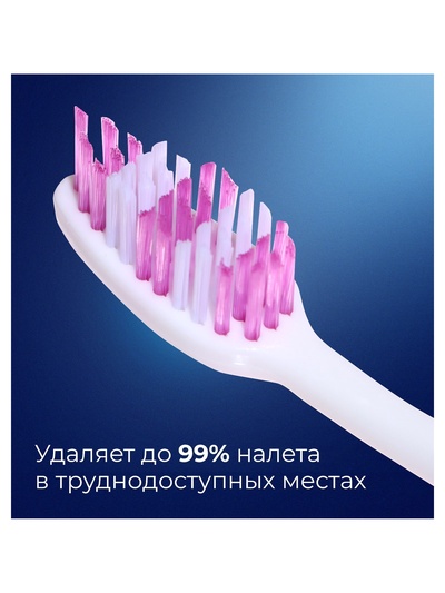 Зубная щётка Rendall Classic, средней жёсткости, микс, 1 шт.
