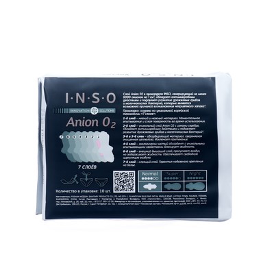 Прокладки Inso Anion O2 Normal, 10 шт./упаковка