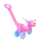 Пупс функциональный «Мира», в костюмчике, с велосипедом - Фото 5