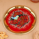 Набор посуды «Рябина», 3 предмета: самовар 3 л, заварочный чайник 0.7 л, поднос - Фото 13