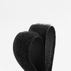 Липучка, 20 мм × 25 ± 1 м, цвет чёрный - Фото 5