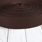 Липучка, 40 мм × 25 ± 1 м, цвет коричневый - Фото 2