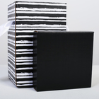 Коробка складная «Акварельные полоски», 10 × 18 см - Фото 3
