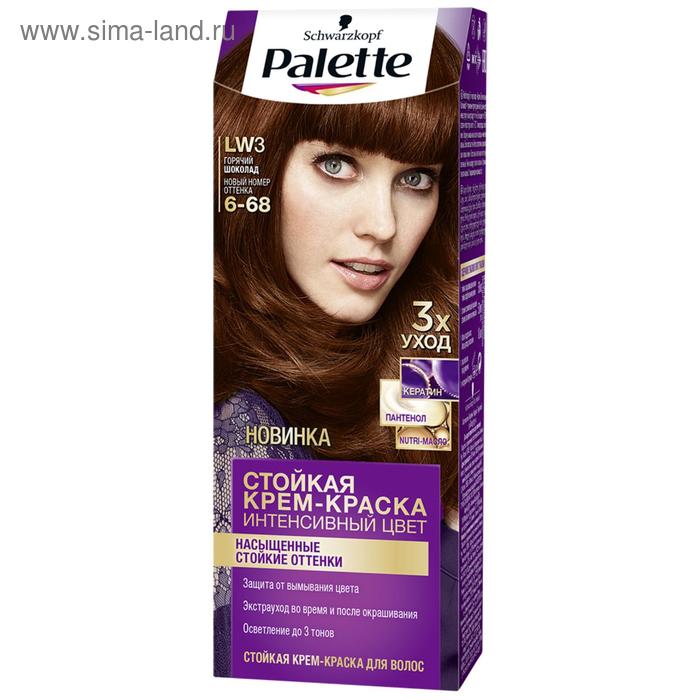 Крем-краска для волос Palette, тон LW3, горячий шоколад - Фото 1