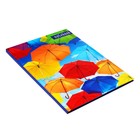 Колледж-тетрадь в твердой обложке 7БЦ, А4, 64 листа, Зонтики, блок в клетку, глянцевая ламинация - Фото 2