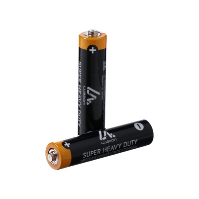 Батарейка солевая Luazon Super Heavy Duty, AAA, R03, блистер, 2 штуки