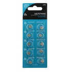 Батарейка алкалиновая (щелочная) Luazon, AG4, LR626, 377, блистер, 10 штук - Фото 4